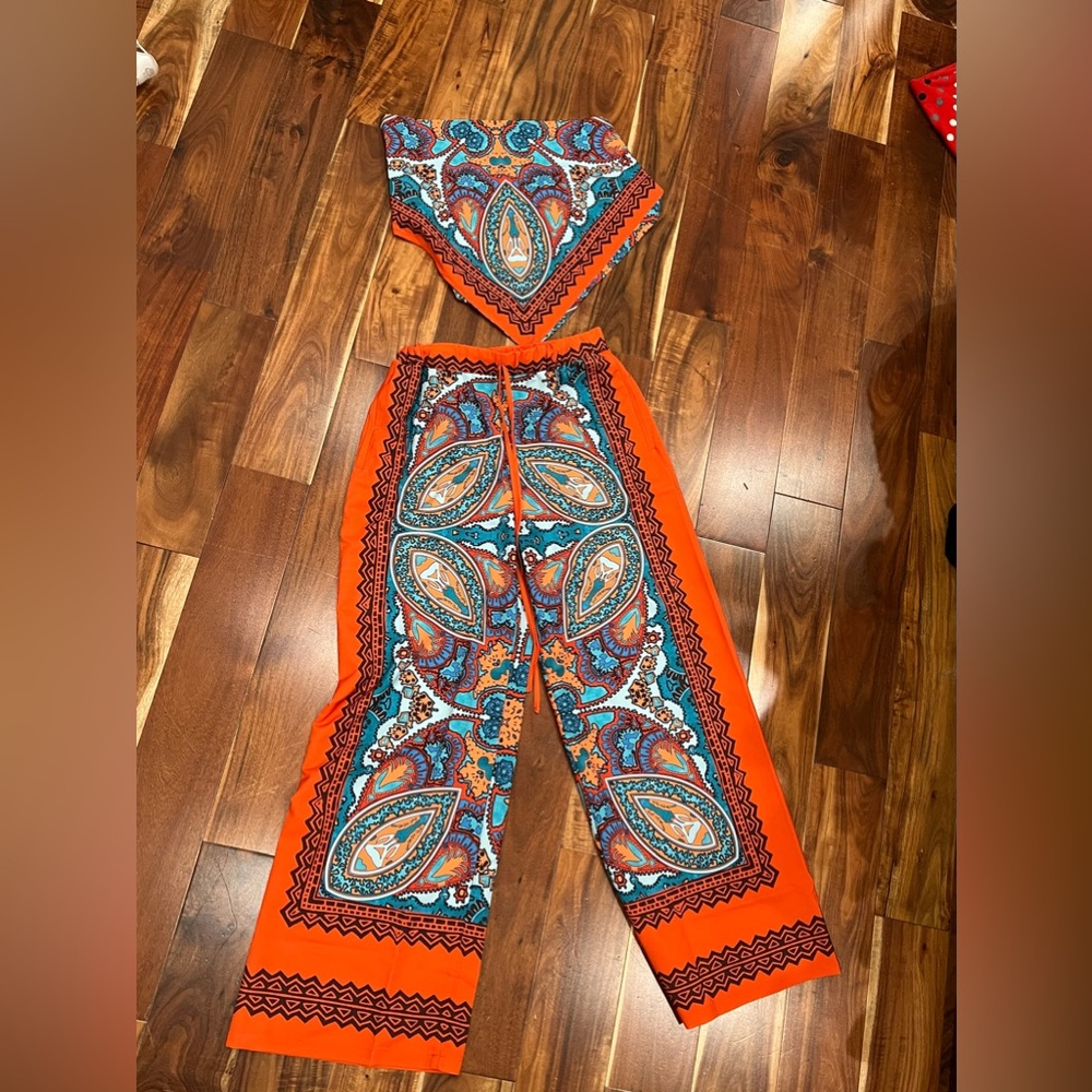 MATCHING DESIGN BANDANA SET🧡